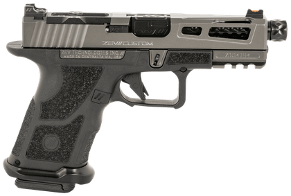 ZEV OZ9 Combat Compact Gen 1 - 9mm, Black/Grey, 4.5" Barrel, 15+1 Rds