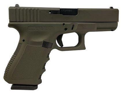 Glock G19 Gen 5 OD Green 9MM Compact Pistol - 15-Round Capacity