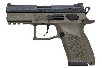 CZ P07 Gen 1 9mm Luger Semi-Auto, Black, Luminescent Sights