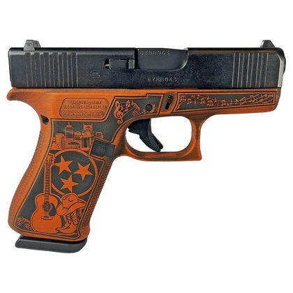 Glock 43x Gen1 "Tennessee Blaze" 9mm Compact Handgun