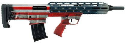 SDS TBP12 Patriot Bullpup Shotgun - Semi-Auto 12GA, American Flag Finish