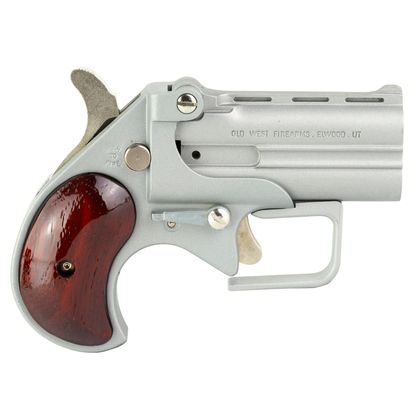 Old West Silver Short Bore Derringer .38 SPL - Classic 2-Round Alloy