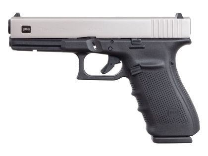 Glock 21 Gen 4 .45 ACP - Black/Stainless, 10 Rounds, Ergonomic Design