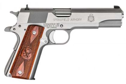 Springfield 1911 Mil-Spec GI.45 Pistol - Classic Stainless Gen 1