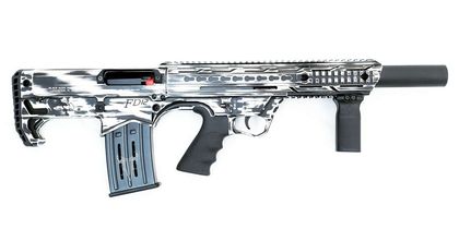 Black Aces Pro Bullpup Gen 1 - Versatile Semi-Auto 12 Gauge, White Finish