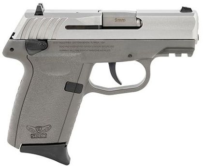 SCCY CPX-1 Gen3 Sniper Gray 9mm Compact Handgun, 10+1 Rounds