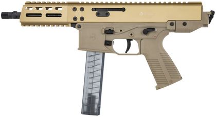 B&T GHM9 Gen2 Tactical 9mm Pistol - Coyote Grips, 30+1 Capacity
