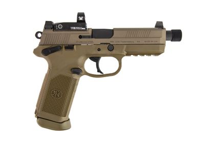 FNX-45 Tactical Gen 1 .45 ACP Pistol - FDE, 5.3" Barrel, Night Sights