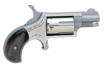 NAA Mini Rev Gen 1 .22LR Revolver - Compact Stainless Steel + Extra Cylinder