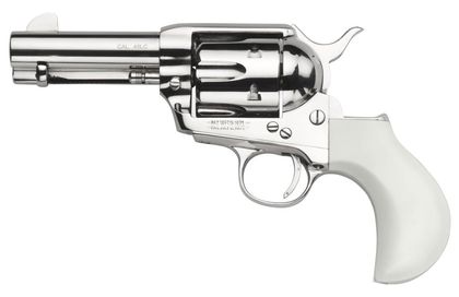 Taylors & Co 1873 Cattleman Birdshead Nickel .357 Mag Revolver
