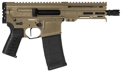 CMMG Dissent MK4 5.7x28mm Coyote Tan Semi-Auto Pistol, 6.5" Barrel