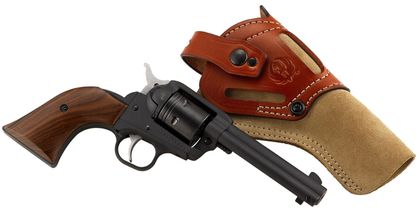 Ruger Wrangler Cobalt Blue .22 LR Revolver with Wild Hog Holster