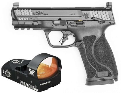 Smith & Wesson M&P10mm M2.0 Vortex 4" Pistol - Black Powerhouse