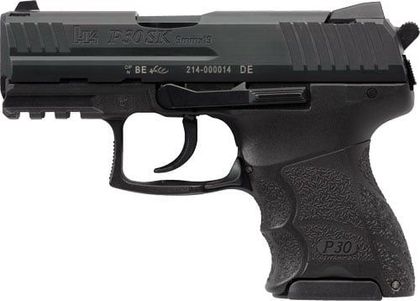 HK P30SK V3 9mm Compact DA/SA Pistol - Ergonomic Black Edition
