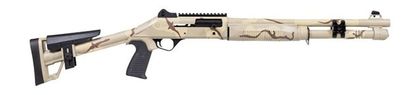 Panzer M4 Tactical Gen 1 Skeleton - Desert Cerakote 12GA Semi-Auto Shotgun