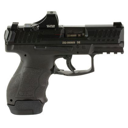 HK VP9SK Gen 1 9mm Compact Pistol, Black w/ Holosun SCS Sight