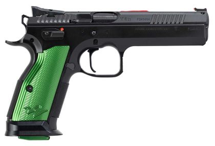 CZ TS2 Gen 1 Racing Green 9mm Pistol - 5.23" Barrel, 21-Round Capacity