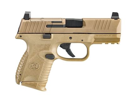 FN 509C MRD Compact 9mm - FDE, DAO, 10+1, Ambi Safety