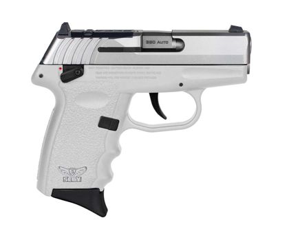 SCCY CPX-4 Gen3 RDR .380 ACP Subcompact Pistol, Stainless/White Frame