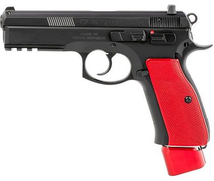 CZ 75 SP-01 Comp 9mm Pistol, Black/Red, Gen 1 - Ergonomic & Accurate