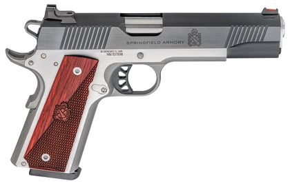 Springfield Ronin 1911 Gen 1 .45 ACP, Stainless/Wood, 5" Tactical Pistol