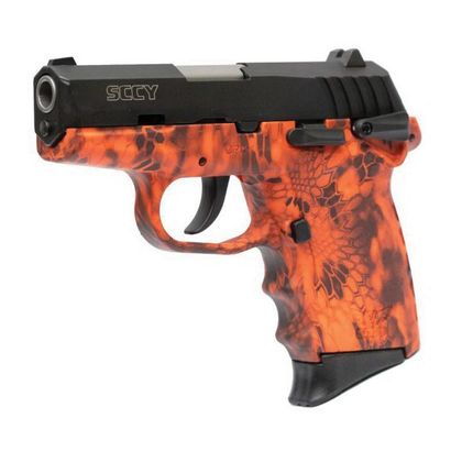 SCCY CPX-1 Gen1 Kryptek Inferno 9mm Compact Pistol - Safe & Ergonomic