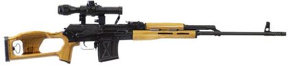 Century Arms PSL-54 Gen 1 Semi-Auto Rifle, 7.62x54R, Black Wood Stock