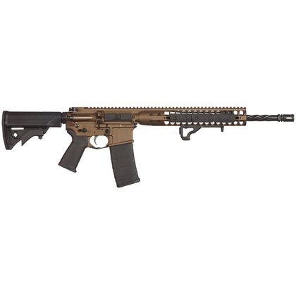LWRC Blackout DI Gen1: 16" Semi-Auto Rifle, Burnt Bronze Finish