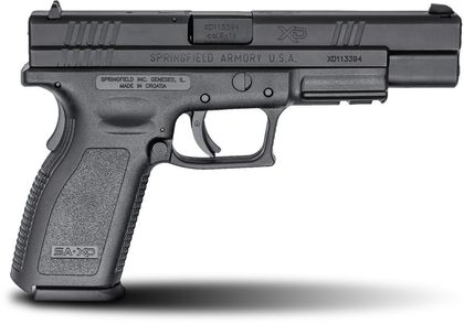 Springfield XD Tactical Gen 1 9mm Pistol - Black, 10+1 Capacity