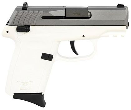 SCCY CPX-1 Gen3 Stainless/White 9mm Compact DAO Pistol, 10+1 Rds