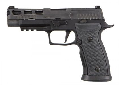 SIG SAUER P320 AXG Gen 1: 9mm, 17-Round, Black Finish Precision Pistol