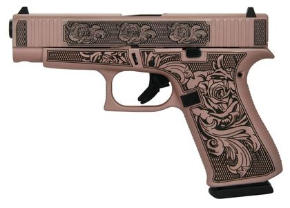 GLOCK G48 Gen4 9mm "Roses Edition" Custom Semi-Automatic Pistol