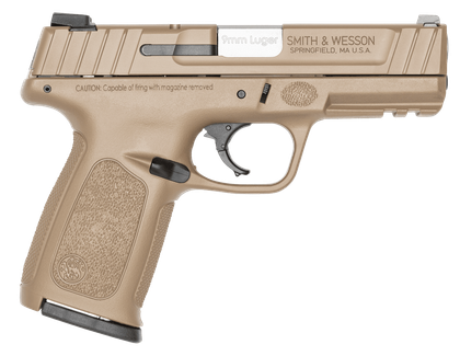 S&W SD9VE Gen 1 9mm FDE Pistol - 16rd, 4" Barrel, Self-Defense Ready
