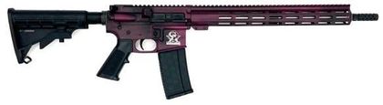 GLFA AR-15 Gen 1 .223 Wylde 16" Battleworn Black Cherry Rifle