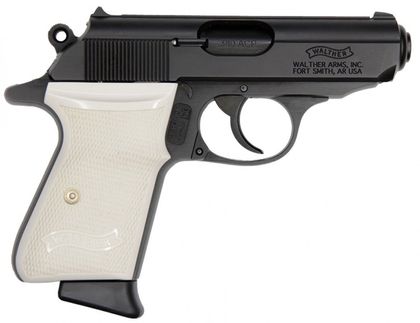 Walther PPK/S Pearl .380 ACP Compact Pistol - Blue/White Elegance