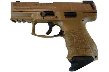 HK VP9 SK Compact 9mm Gen 1 Pistol - Night Sights, FDE Finish