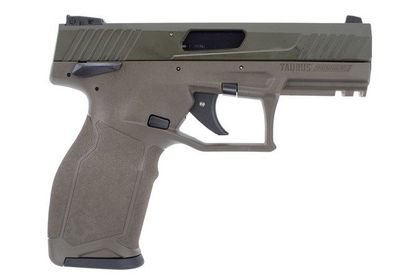 Taurus TX22 Gen 1 OD Green .22 LR Pistol - 16rd, Striker-Fired