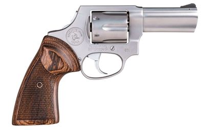 Taurus 856 Executive Gen 1: .38 Special DAO Satin Revolver, 6-Rd Walnut Grip