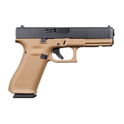 Glock 17 Gen 5 Dark Earth 9MM Striker-Fired Pistol - Versatile Defender