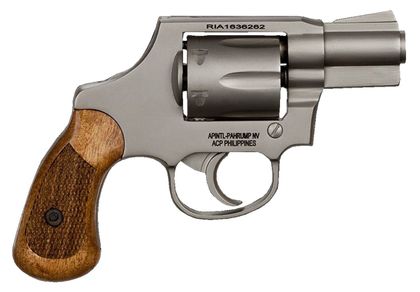 ARMSCOR M206 Compact Defender .38 Special Revolver - 2" Nickel Finish