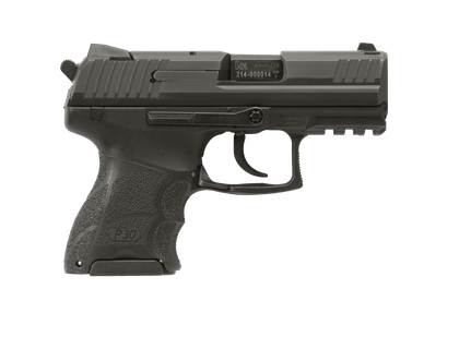 HK P30 SK V3 9mm Compact DA/SA Pistol, Ergonomic Black Finish
