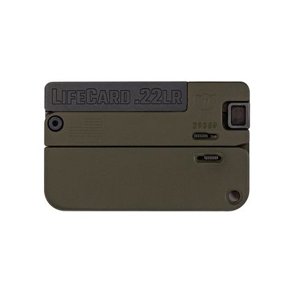 Trailblazer LifeCard Gen 1 .22LR - Ultra-Compact OD Green Pistol