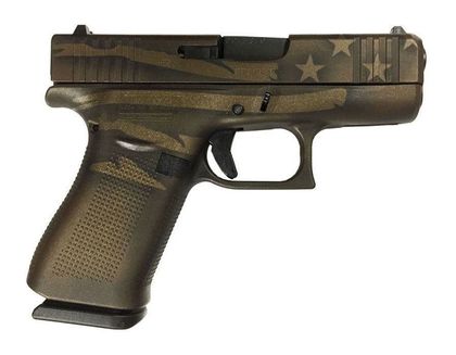 Glock Slimline 43X Midnight Bronze 9mm Pistol - Gen 1