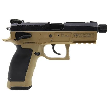 B&T MKII Gen 1 9mm Pistol - Optics Ready, DA/SA, Coyote Tan Finish