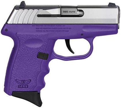 SCCY CPX-3 Gen 1 Stainless Purple .380 ACP Compact Pistol