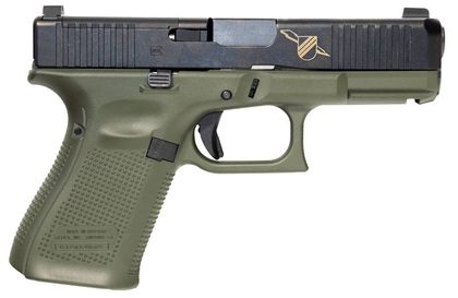GLOCK G19 Gen 5 OD Green/Black Compact 9mm - Precision & Versatility