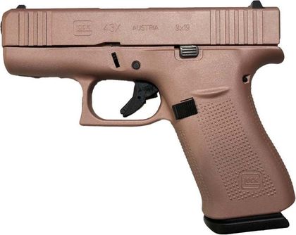 Glock G43X Gen 1 Rose Gold 9mm Compact Concealed Carry Pistol
