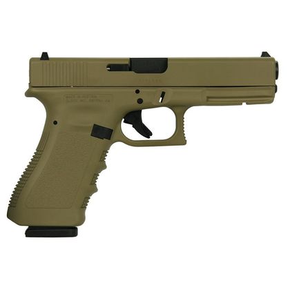 Glock 17 Gen 3 FDE 9mm: Reliable Semi-Auto Handgun, 4.49" Barrel