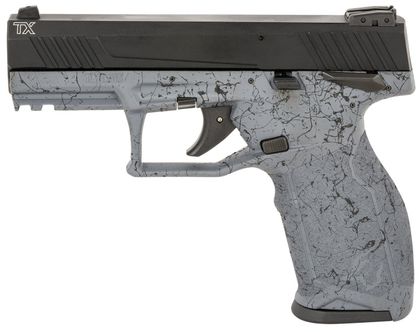 Taurus TX22 Gen 1 .22LR SAO Pistol - Gray Web, Ergonomic Grip, 4.1"