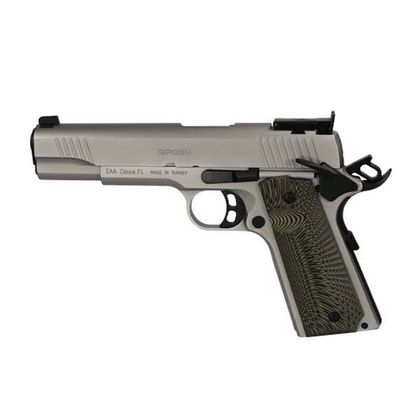 Girsan MC1911 Match .45 ACP, Nickel 8-Rd, Target & Defense Pistol